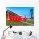 Solidarnosc sign under European Solidarity Centre in Gdansk Wall Mural