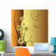 Floral Background Wall Mural