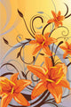 Tiger Lily Wall Decal