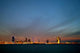Bahrain Skyline And The Dark Cloud During Dusk Wall Decal