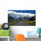Road to Mt. Cook Village, New Zealand - HDR image Wall Mural