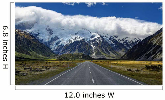 Road to Mt. Cook Village, New Zealand - HDR image Wall Mural