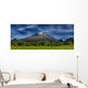 Volcano Taranaki, New Zealand - HDR panorama Wall Mural