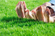 Family Relaxing On The Grass Wall Decal 3