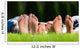 Family relaxing on the grass Wall Mural