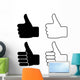 Thumbs up Wall Decal