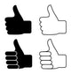 Thumbs Up Wall Decal