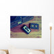 old cassette tape and player ,vintage style Wall Mural