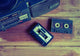 Old Cassette Tape And Player ,Vintage Style Wall Decal