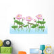 pink lotus flower Wall Mural