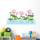 pink lotus flower Wall Mural