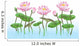 pink lotus flower Wall Mural