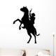 Horseback cowboy Wall Decal