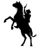 Horseback Cowboy Wall Decal