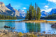 Spirit Island In Maligne Lake Wall Decal
