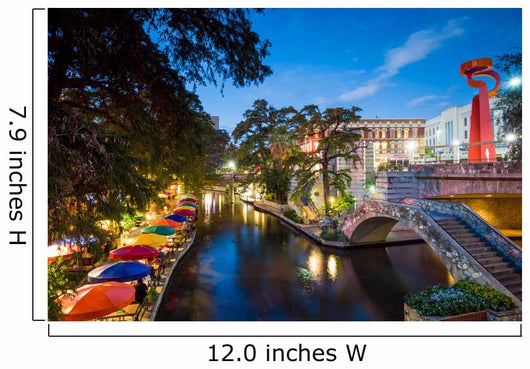 River Walk San Antonio Wall Decal