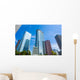 Skyscrapers against blue sky in downtown of Houston, Texas Wall Mural