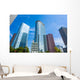 Skyscrapers against blue sky in downtown of Houston, Texas Wall Mural