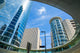 Skyscrapers Against Blue Sky In Downtown Of Houston, Texas Wall Decal