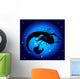 Blue Moon Mermaid Wall Mural