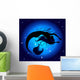 Blue Moon Mermaid Wall Mural