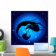 Blue Moon Mermaid Wall Mural