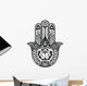 drawn hamsa symbol Wall Decal
