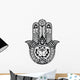 drawn hamsa symbol Wall Decal