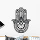 drawn hamsa symbol Wall Decal