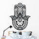drawn hamsa symbol Wall Decal