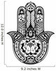 drawn hamsa symbol Wall Decal