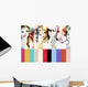 Collage Fashion Illustrations.woman portrait .ashion background Wall Mural