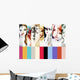 Collage Fashion Illustrations.woman portrait .ashion background Wall Mural