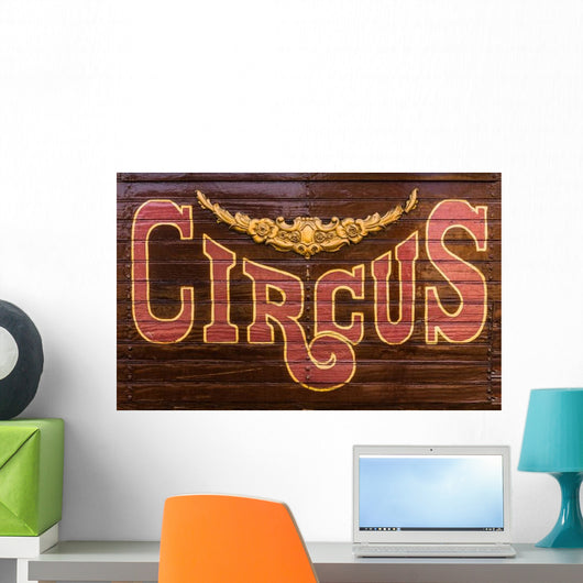 Circus Wagon Wall Decal