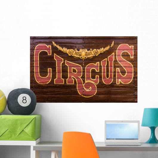 Circus Wagon Wall Decal