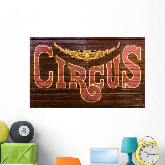 Circus Wagon Wall Decal