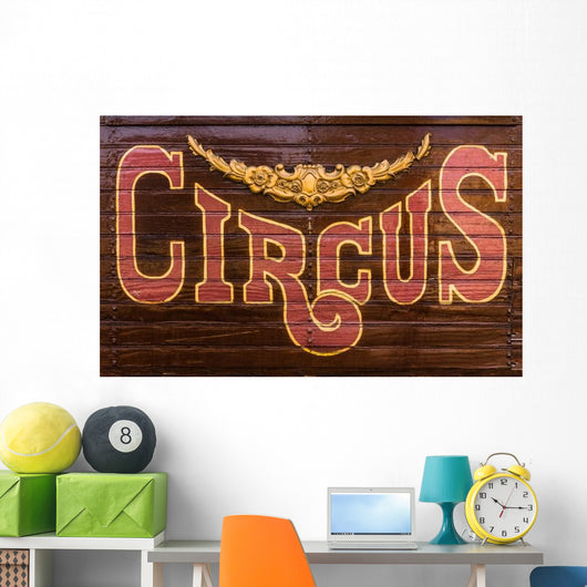 Circus Wagon Wall Decal