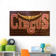 Circus Wagon Wall Decal