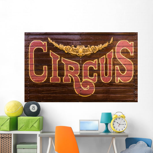Circus Wagon Wall Decal