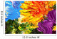 Abstract background. Oil painting - flowers Wall Mural