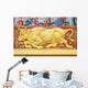 Sculpture of goddess bull Wall Mural