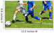 Young soccer players in action Wall Mural