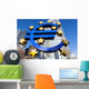 Euro sign in Frankfurt am Main Wall Mural