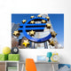 Euro sign in Frankfurt am Main Wall Mural
