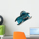 Hair-pin Wall Decal