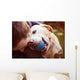Man and dog Wall Mural
