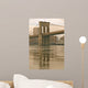Brooklyn Bridge in the winter, New York City, USA. Wall Mural
