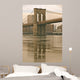 Brooklyn Bridge in the winter, New York City, USA. Wall Mural