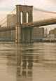 Brooklyn Bridge In The Winter, New York City, USA. Wall Decal