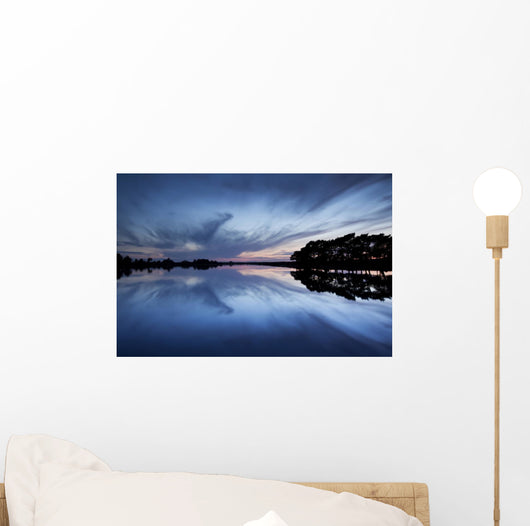 Hatchet Pond at Twilight, New Forest National Park Wall Mural